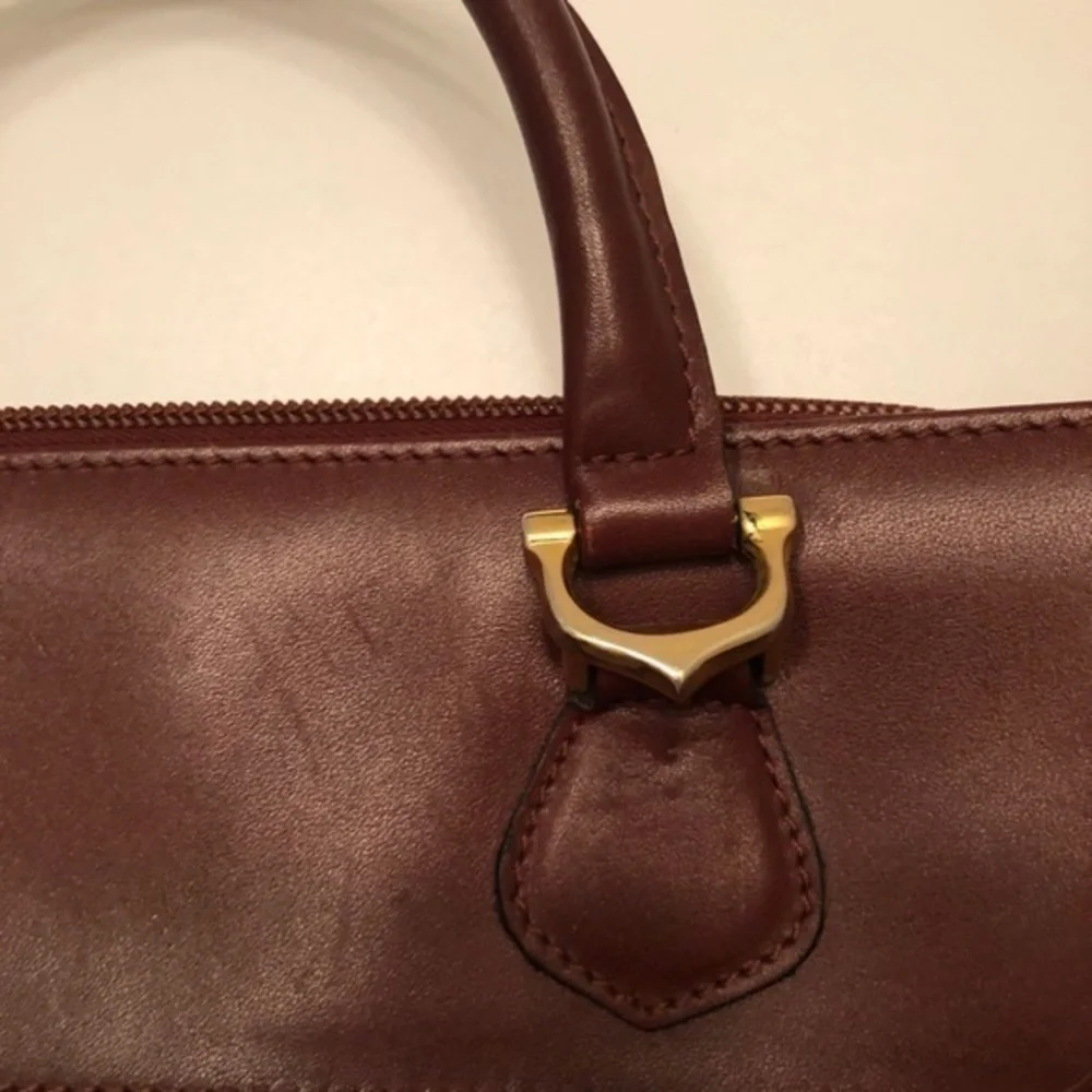 Cartier authentic leather briefcase